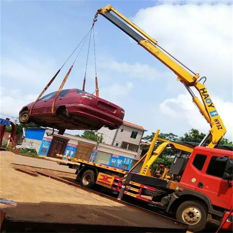 汝阳吊车救援小汽车怎么吊